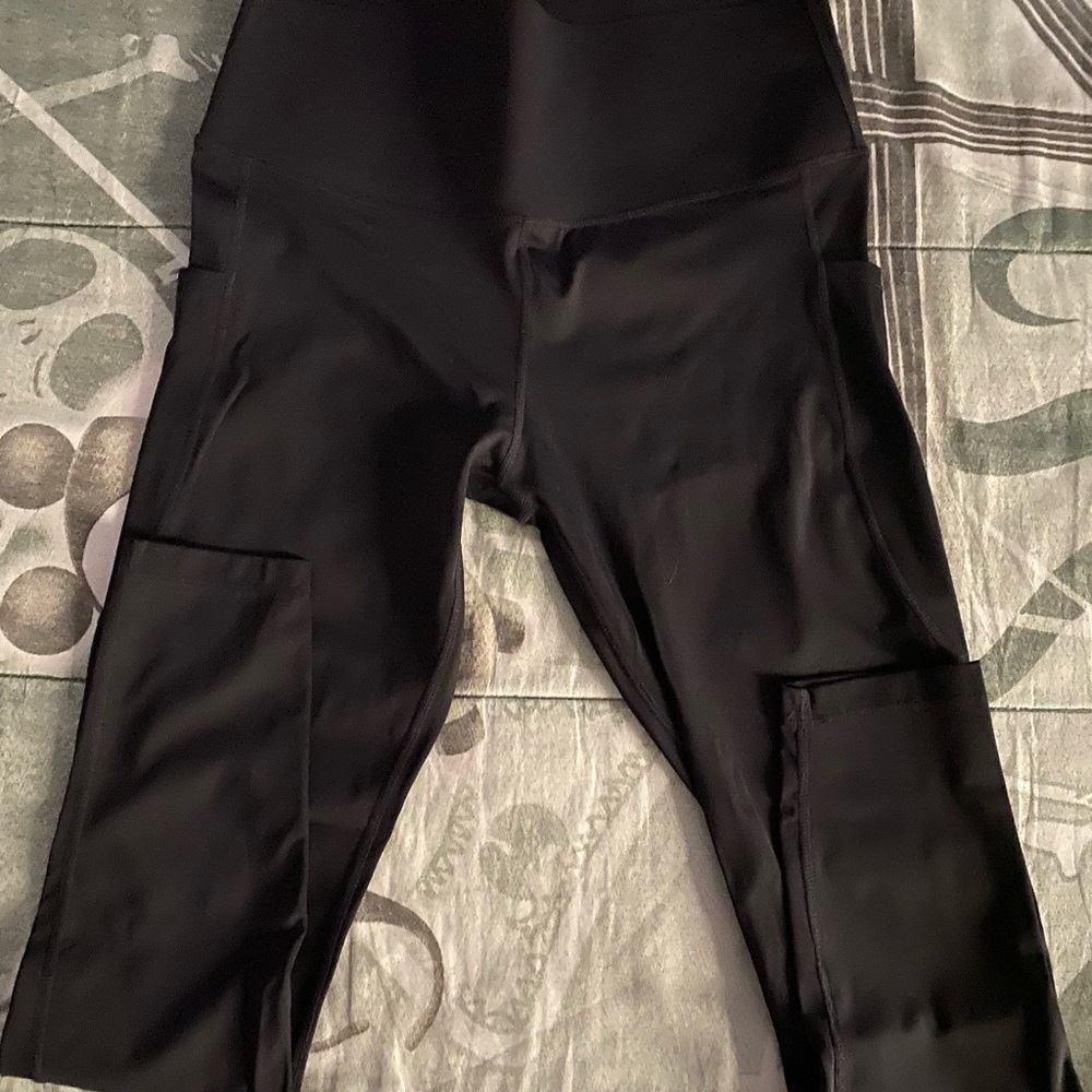 Baeleaf High-Waisted Tummy Control Leggings with Pockets